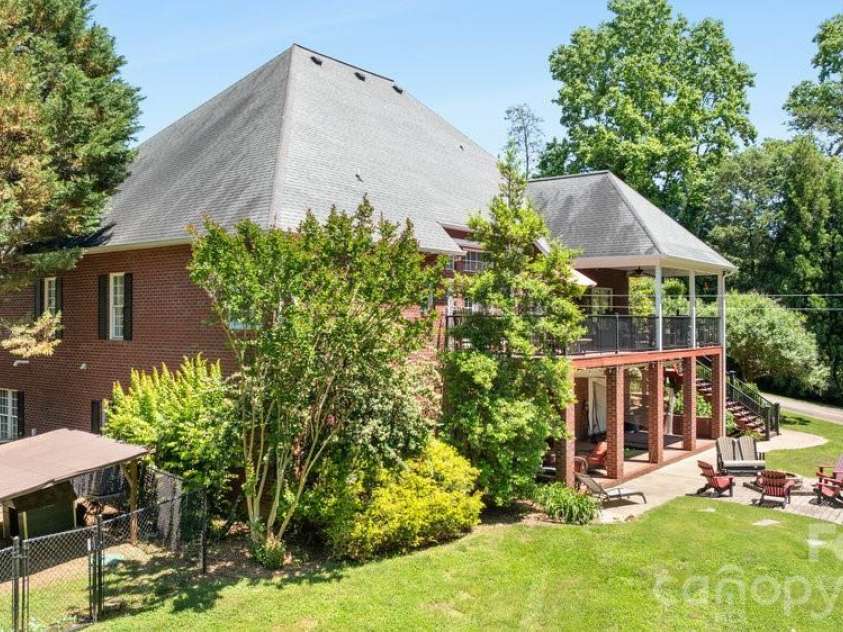 134 Brightmore Circle, Rutherfordton, NC 28139.  MLS# CAR4300991, YatesRealty ID 1446. Back of home w/ fenced in yard