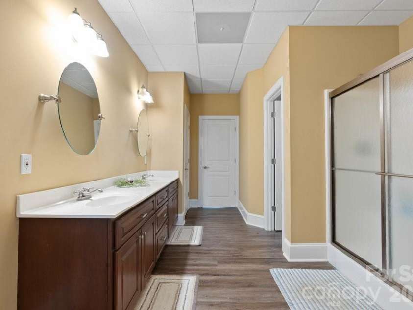 134 Brightmore Circle, Rutherfordton, NC 28139.  MLS# CAR4300991, YatesRealty ID 1446. Basement bathroom