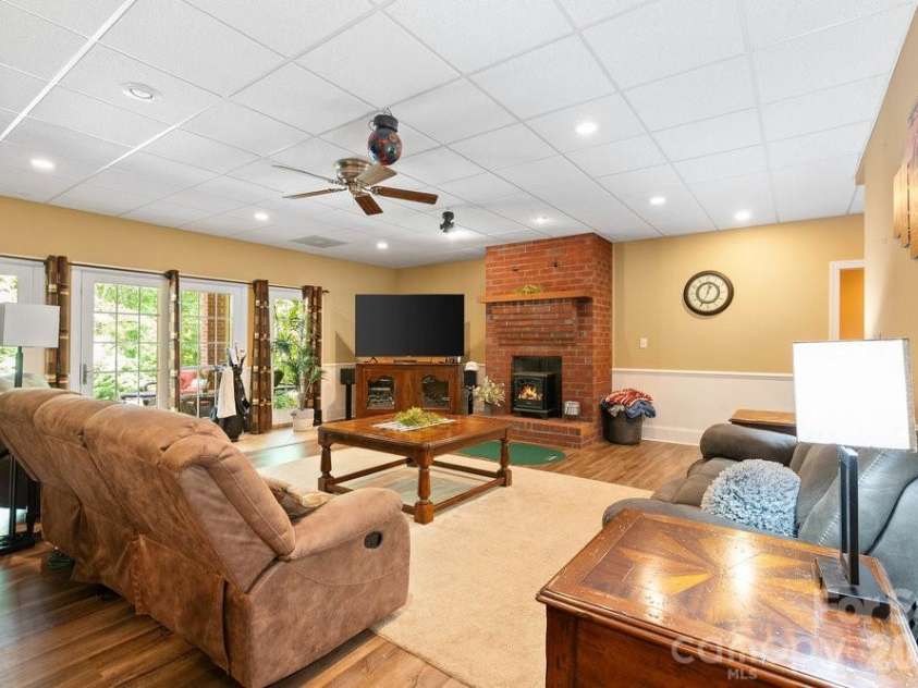134 Brightmore Circle, Rutherfordton, NC 28139.  MLS# CAR4300991, YatesRealty ID 1446. Basement living room