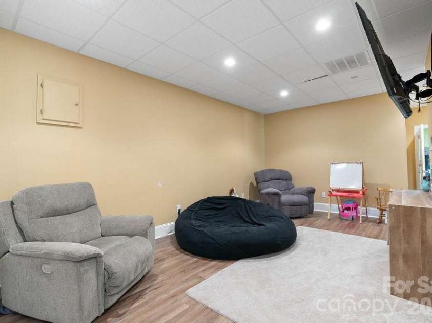 134 Brightmore Circle, Rutherfordton, NC 28139.  MLS# CAR4300991, YatesRealty ID 1446. Basement rec room