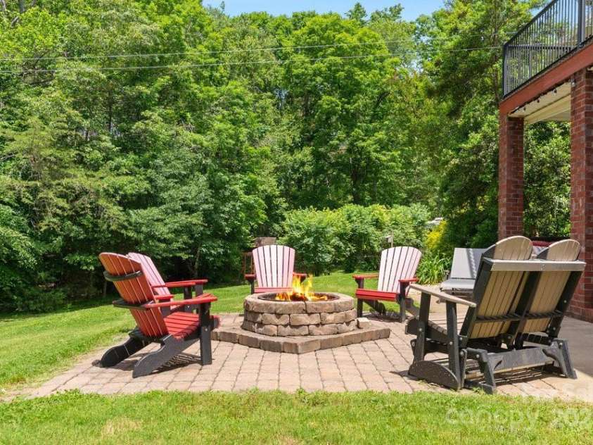134 Brightmore Circle, Rutherfordton, NC 28139.  MLS# CAR4300991, YatesRealty ID 1446. Firepit