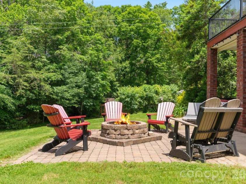134 Brightmore Circle, Rutherfordton, NC 28139.  MLS# CAR4300991, YatesRealty ID 1446. Firepit