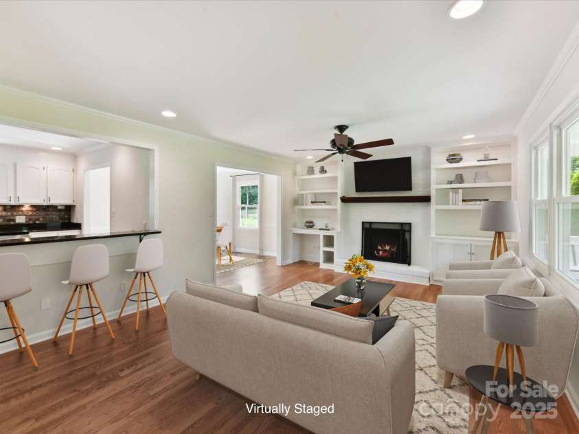 915 Gate Road, Monroe, NC 28112.  MLS# CAR4245908, YatesRealty ID 14460. Living Room (Virtually Staged)