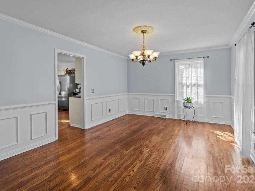 1212 Ridge Street, Albemarle, NC 28001.  MLS# CAR4216901, YatesRealty ID 14467. Large dining room waits for your gatherings!