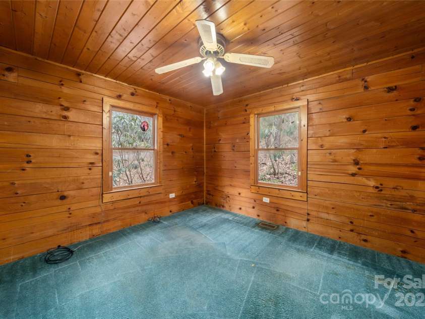 398 Locust Drive, Maggie Valley, NC 28751.  MLS# CAR4243493, YatesRealty ID 14479. 2nd bedroom