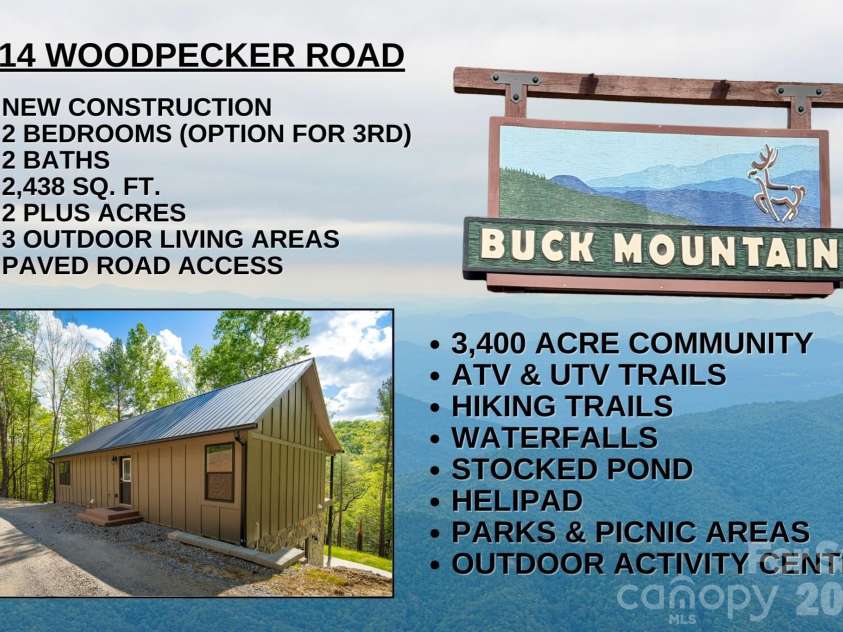 114 Woodpecker Road, Purlear, NC 28665.  MLS# CAR4346014, YatesRealty ID 14480. 