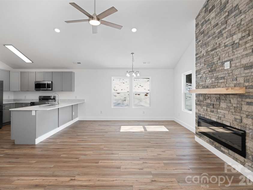 114 Woodpecker Road, Purlear, NC 28665.  MLS# CAR4346014, YatesRealty ID 14480. Spacious Open Floor Plan