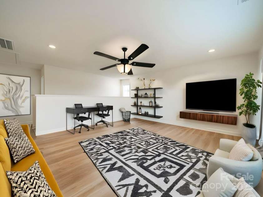 3918 Dahlia Drive, Harrisburg, NC 28075.  MLS# CAR4240653, YatesRealty ID 14484. Loft staged for representation