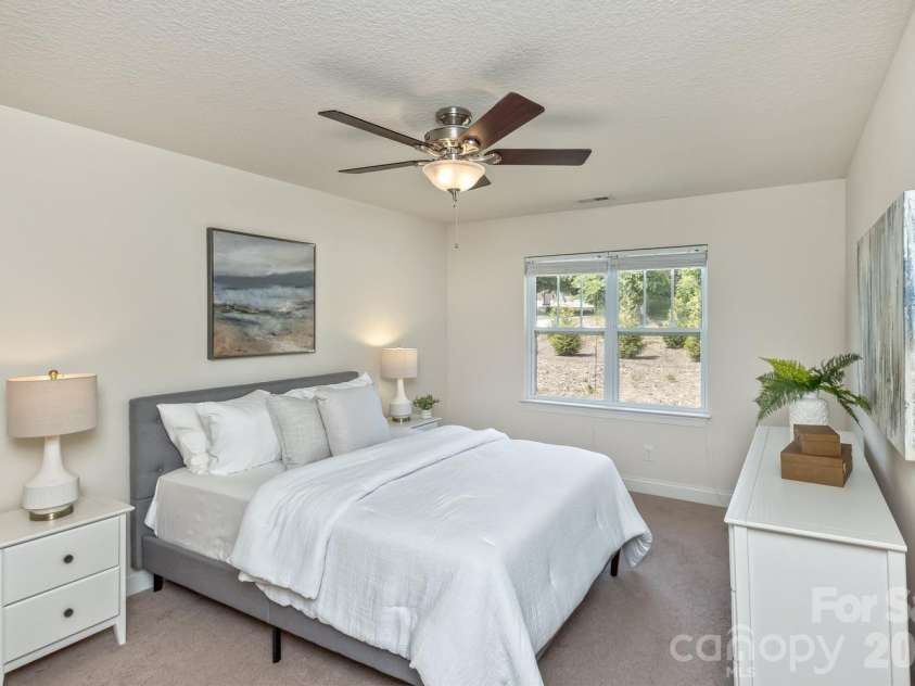 123 Foxden Drive, Fletcher, NC 28732.  MLS# CAR4382716, YatesRealty ID 14485. Primary bedroom