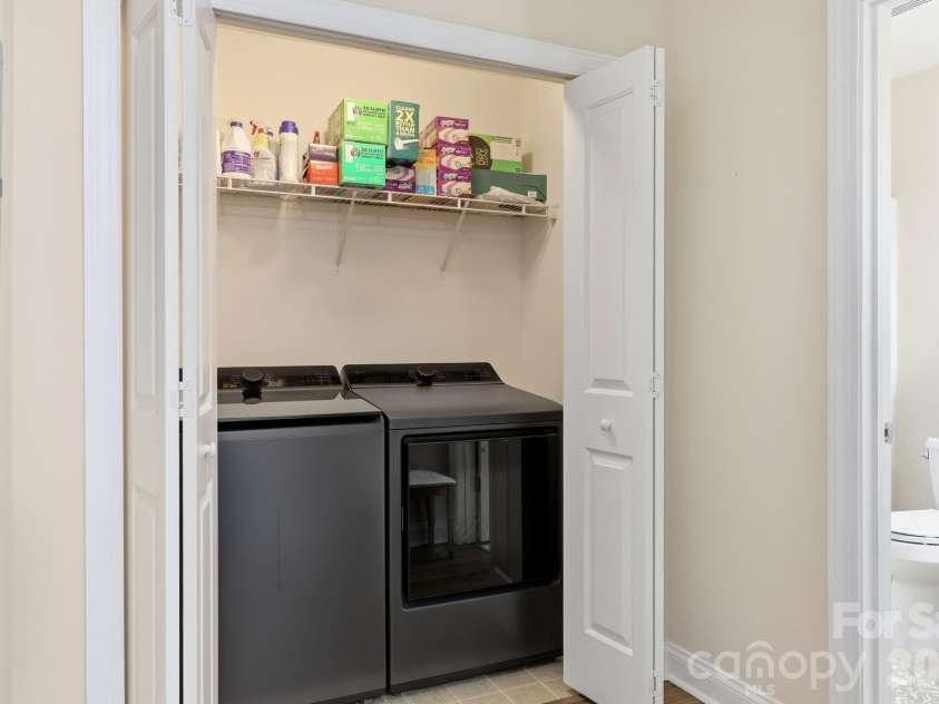 123 Foxden Drive, Fletcher, NC 28732.  MLS# CAR4404022, YatesRealty ID 14485. Laundry area