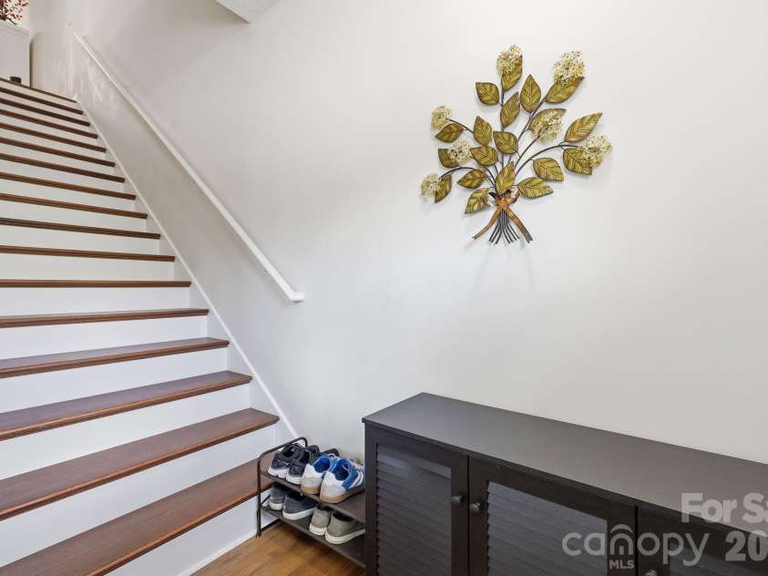 123 Foxden Drive, Fletcher, NC 28732.  MLS# CAR4404022, YatesRealty ID 14485. Recently upgraded stairs