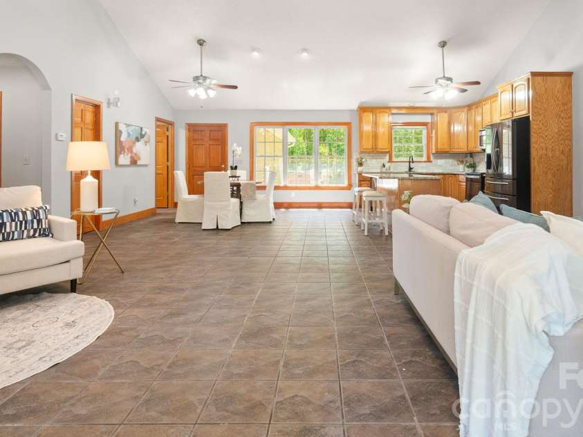 1235 Chatham Lane, Salisbury, NC 28146.  MLS# CAR4367157, YatesRealty ID 14490. Soaring vaulted ceilings, fresh interior paint throughout, open, spacious and bright