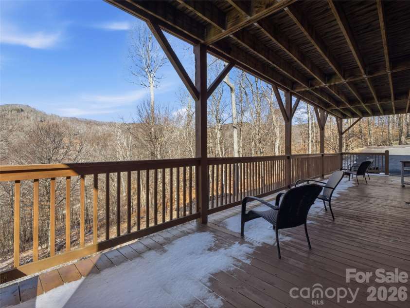 32 Zebulon Lane, Mars Hill, NC 28754.  MLS# CAR4336470, YatesRealty ID 1450. The lower deck provides an opportunity to enjoy the outdoors even more.