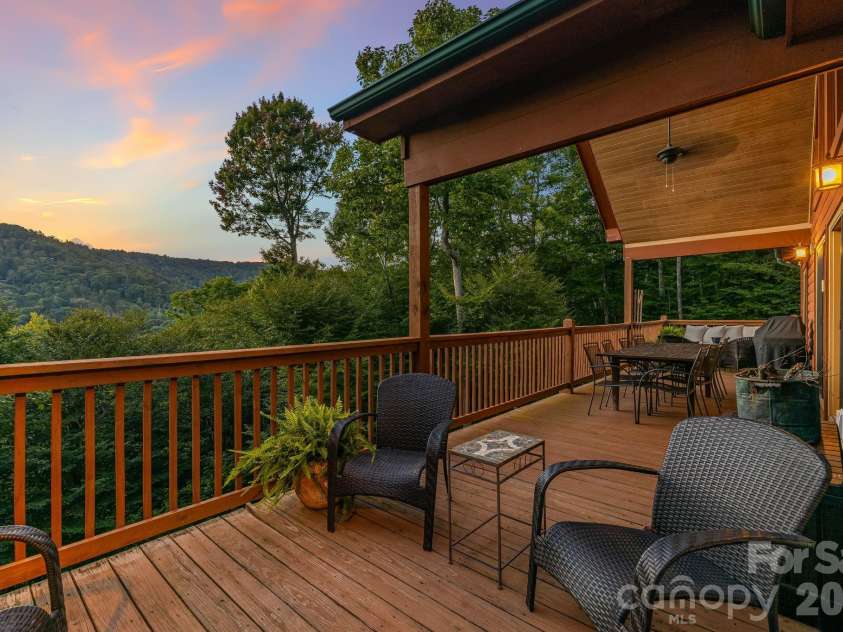 32 Zebulon Lane, Mars Hill, NC 28754.  MLS# CAR4417951, YatesRealty ID 1450. Covered deck sections