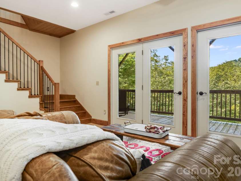 32 Zebulon Lane, Mars Hill, NC 28754.  MLS# CAR4417951, YatesRealty ID 1450. Lower level views