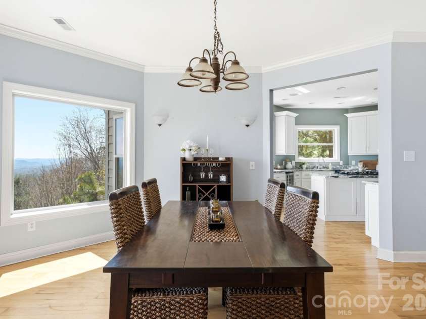 301 Forge Crest Drive, Mills River, NC 28759.  MLS# CAR4369584, YatesRealty ID 14515. Dining area