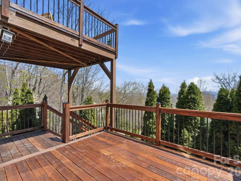 301 Forge Crest Drive, Mills River, NC 28759.  MLS# CAR4369584, YatesRealty ID 14515. Lower Deck 