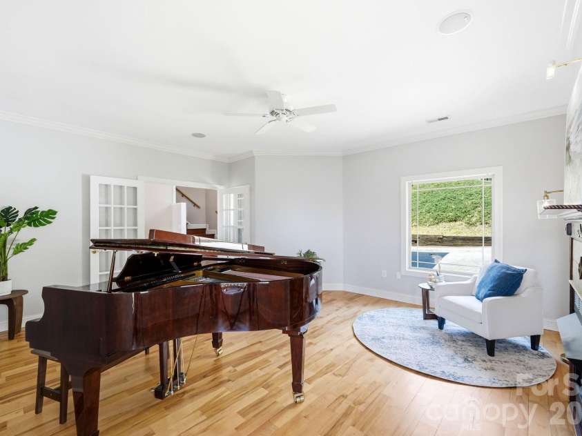 301 Forge Crest Drive, Mills River, NC 28759.  MLS# CAR4369584, YatesRealty ID 14515. Main level music room