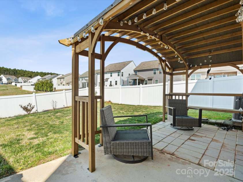 110 Lantern Acres Drive, Mooresville, NC 28115.  MLS# CAR4242068, YatesRealty ID 14516. Backyard - gazebo