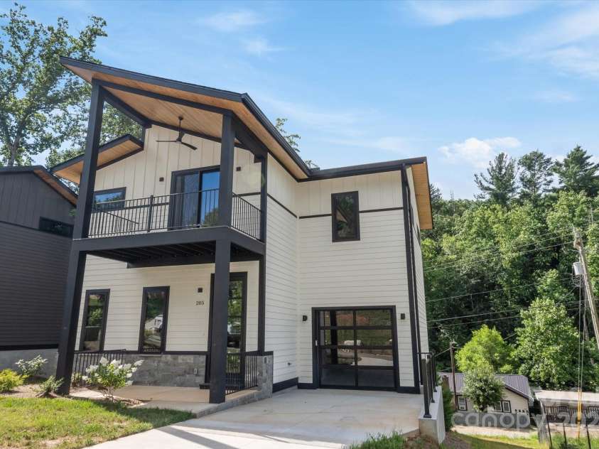 205 Torch Light Way, Asheville, NC 28806.  MLS# CAR4159391, YatesRealty ID 14529. Front of Home