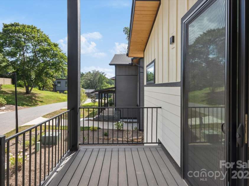 205 Torch Light Way, Asheville, NC 28806.  MLS# CAR4159391, YatesRealty ID 14529. Primary Bedroom Balcony