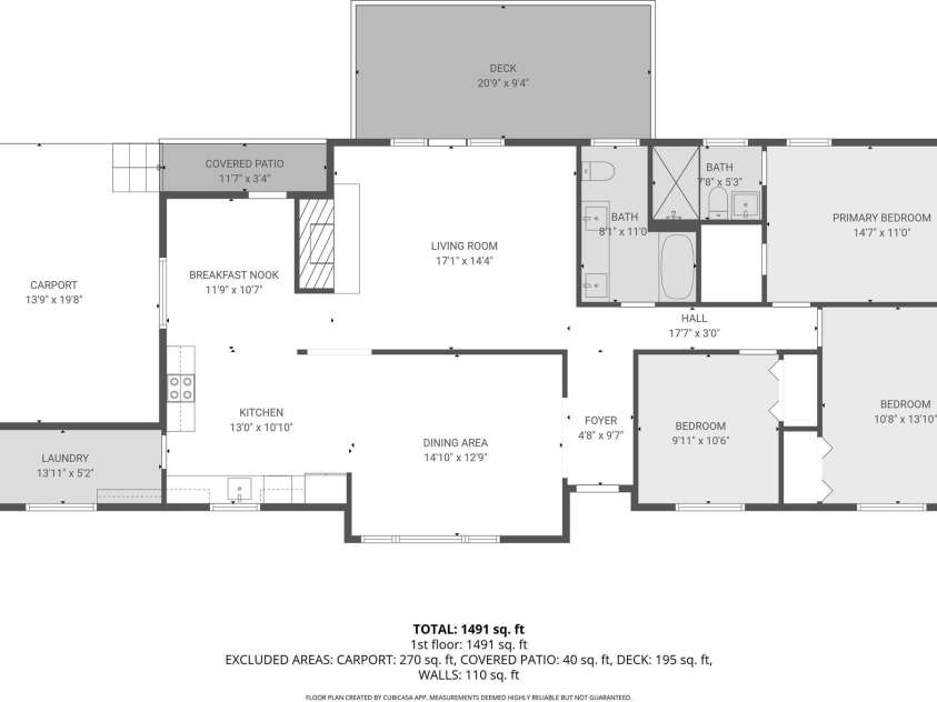 415 Kimmswick Road, Charlotte, NC 28214.  MLS# CAR4358484, YatesRealty ID 14532. Floor Plan