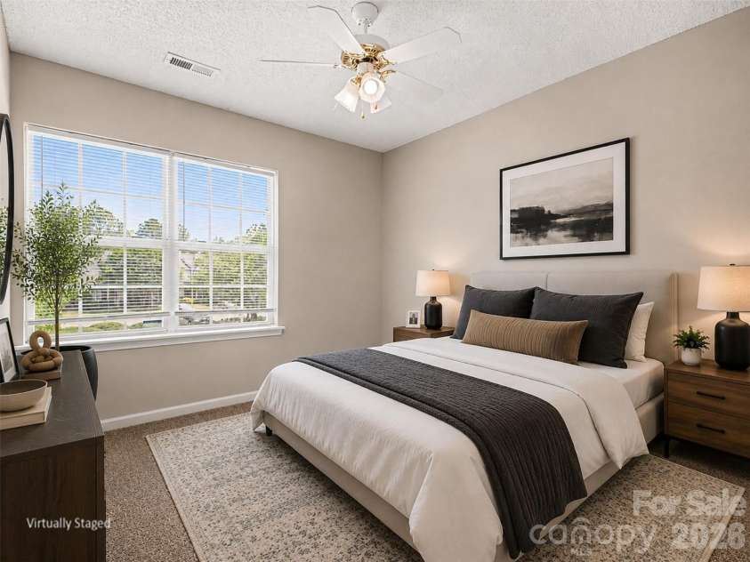 2132 Preakness Court, Charlotte, NC 28273.  MLS# CAR4370965, YatesRealty ID 14533. Third bedroom virtually staged