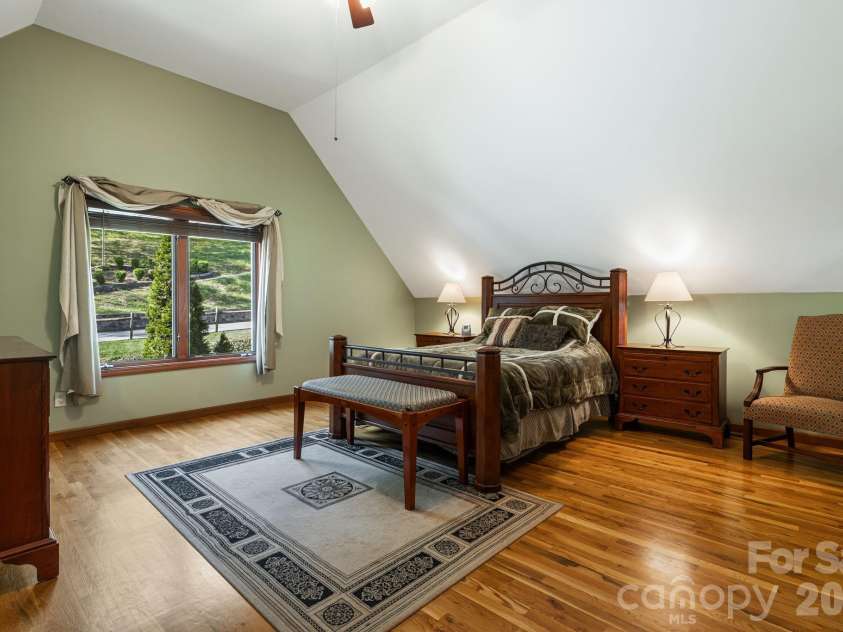 144 Hilltop Road, Black Mountain, NC 28711.  MLS# CAR4368587, YatesRealty ID 14548. Master bedroom
