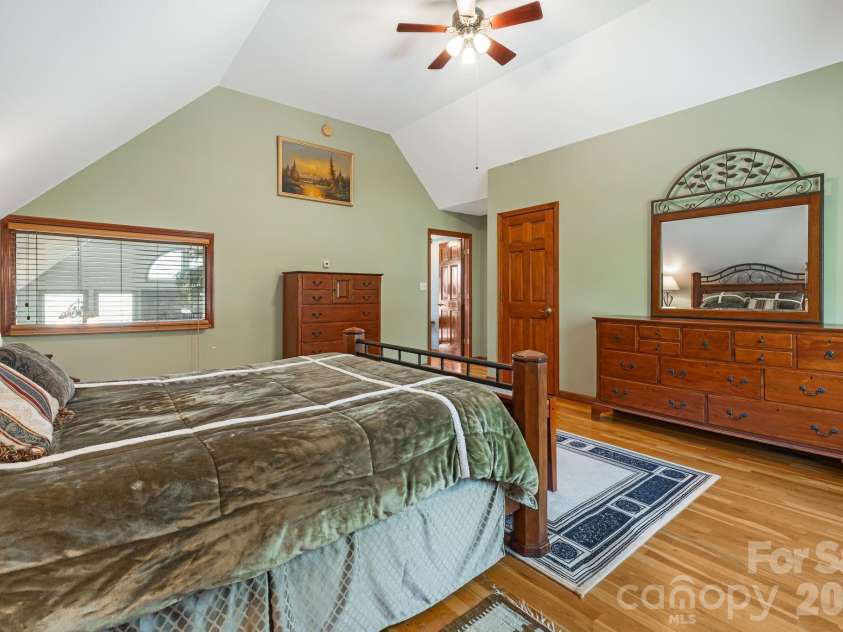 144 Hilltop Road, Black Mountain, NC 28711.  MLS# CAR4368587, YatesRealty ID 14548. Master bedroom