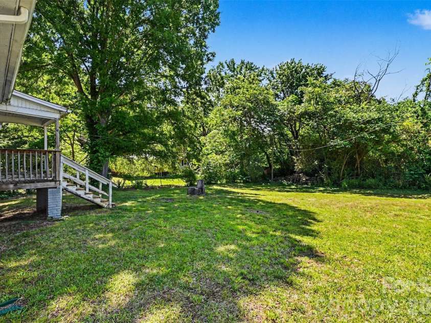 1224 Bailey Street, Albemarle, NC 28001.  MLS# CAR4380736, YatesRealty ID 1455. Back Yard