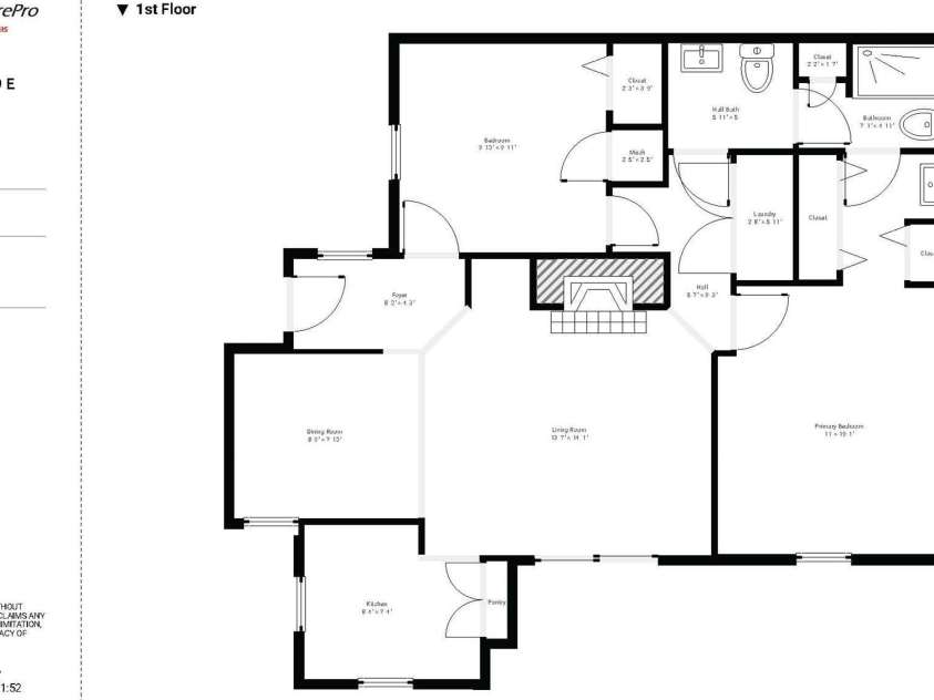 1109 Morehead Street, Charlotte, NC 28204.  MLS# CAR4416129, YatesRealty ID 14557. Unit 16 Measurements