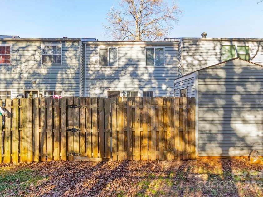 9464 Lexington Circle, Charlotte, NC 28213.  MLS# CAR4260506, YatesRealty ID 14557. Back View