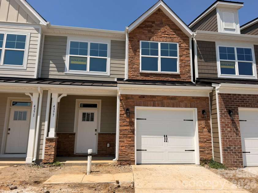 4377 Black Court, Harrisburg, NC 28075.  MLS# CAR4373479, YatesRealty ID 14561. Construction progress of Homesite 216 features an Ashland K floorplan