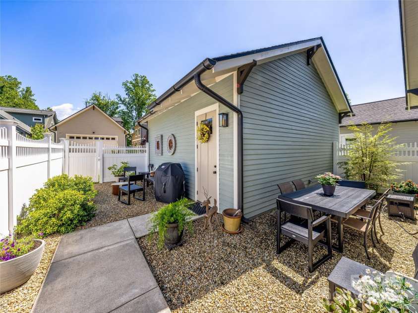 294 Main Street, Brevard, NC 28712.  MLS# CAR4260783, YatesRealty ID 14562. A secret garden and fenced area