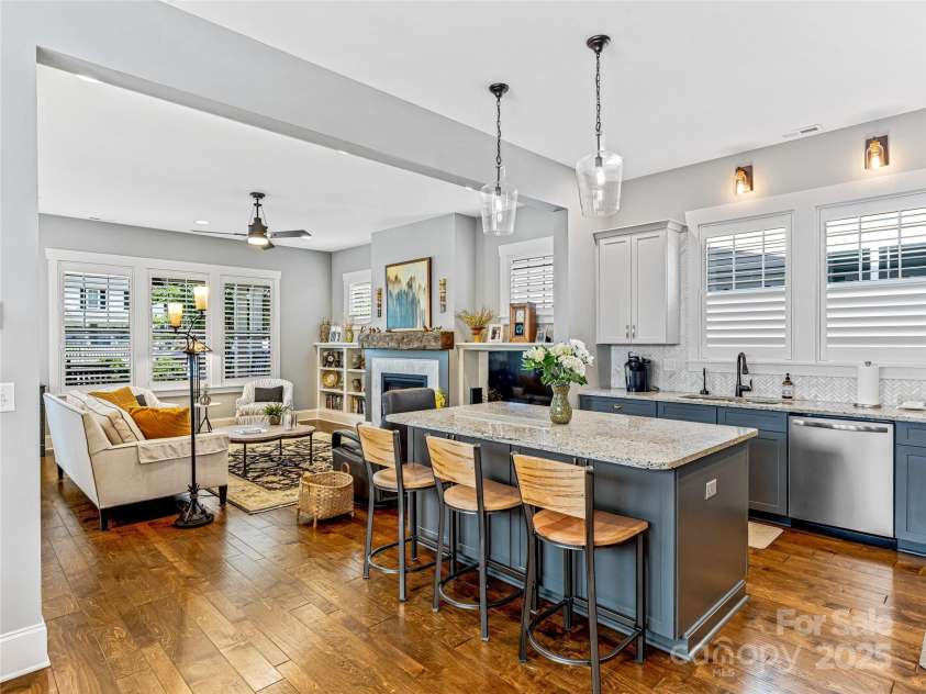 294 Main Street, Brevard, NC 28712.  MLS# CAR4260783, YatesRealty ID 14562. Gather at the island