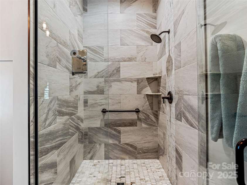 294 Main Street, Brevard, NC 28712.  MLS# CAR4260783, YatesRealty ID 14562. Luxury walk-in shower