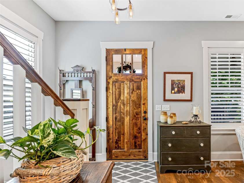 294 Main Street, Brevard, NC 28712.  MLS# CAR4260783, YatesRealty ID 14562. The space opens with 10 ft ceilings