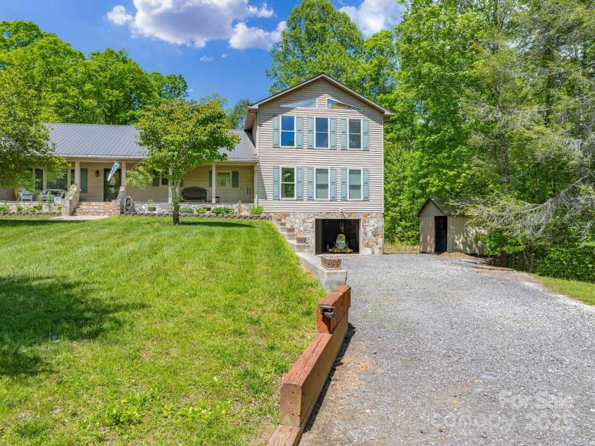 635 Worley Road, Marion, NC 28752.  MLS# CAR4209709, YatesRealty ID 1457. Second Garage area downstairs with access inside.