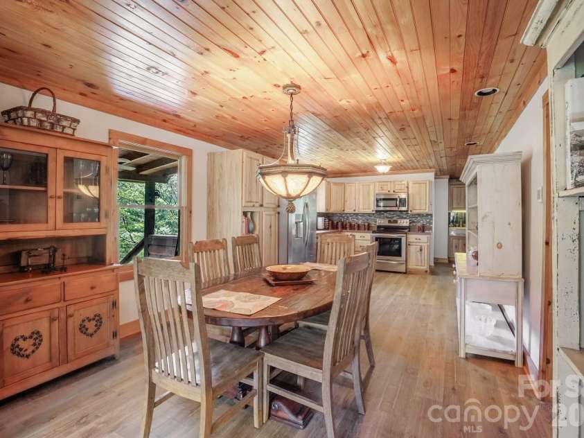 440 Huskey Road, Bryson City, NC 28713.  MLS# CAR4373659, YatesRealty ID 14570. Eat in Kitchen Main House