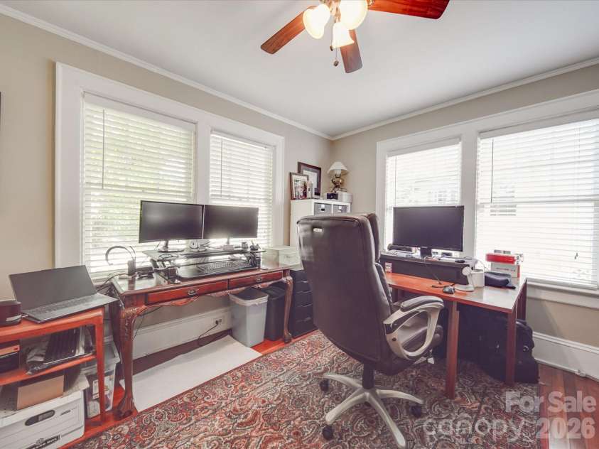 907 Edgewood Circle, Gastonia, NC 28052.  MLS# CAR4373699, YatesRealty ID 14571. Bedroom currently used as Office