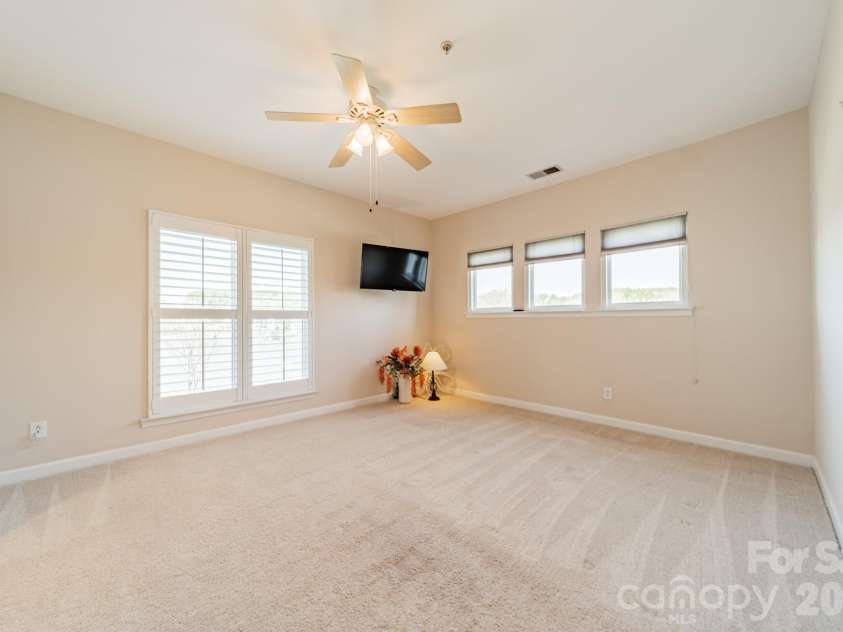 7822 Village Harbor Drive, Cornelius, NC 28031.  MLS# CAR4351828, YatesRealty ID 14578. Primary BR without furniture