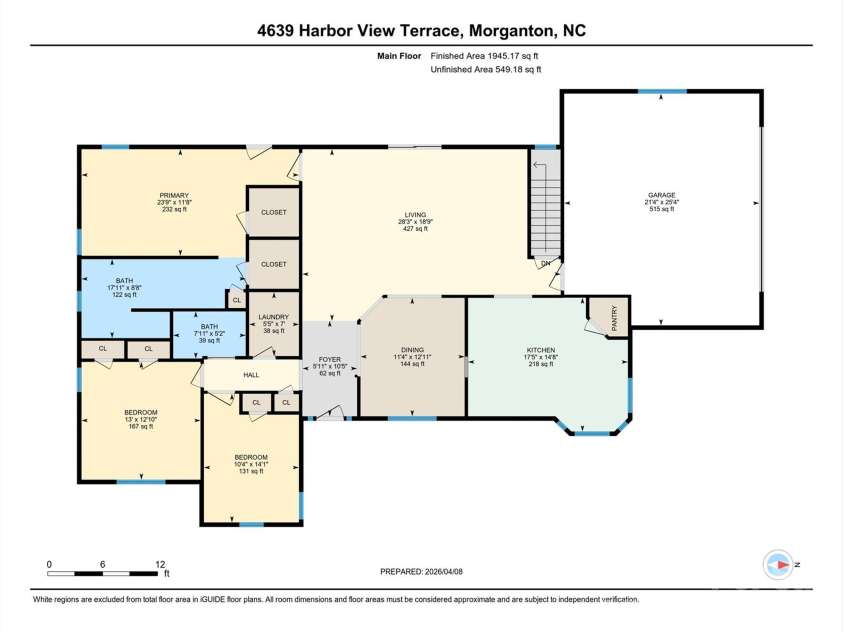 4639 Harbor View Terrace, Morganton, NC 28655.  MLS# CAR4367035, YatesRealty ID 14580. 