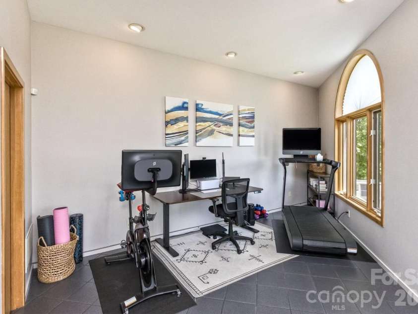 212 Chestnut Forest Road, Fairview, NC 28730.  MLS# CAR4372045, YatesRealty ID 14587. Office or exercise nook with a view