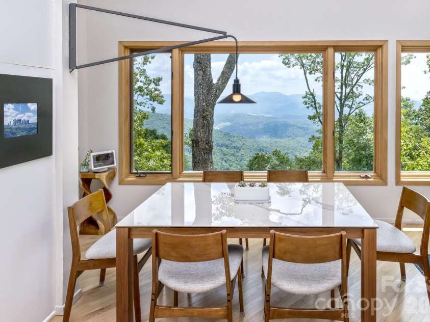 212 Chestnut Forest Road, Fairview, NC 28730.  MLS# CAR4372045, YatesRealty ID 14587. View close up in dining area