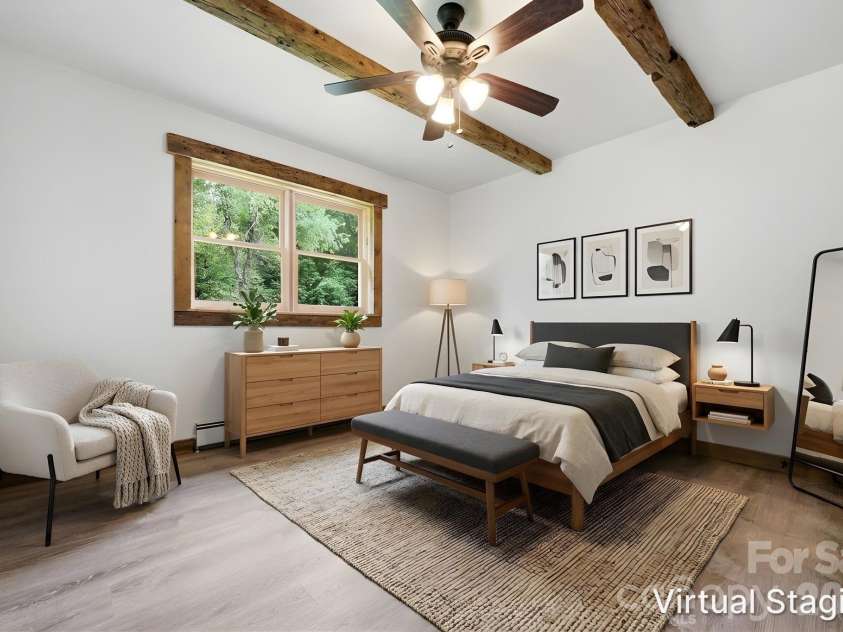 486 Hunter-Lysik Way, Laurel Springs, NC 28644.  MLS# CAR4325096, YatesRealty ID 14597. 2nd Bedroom | Virtually Staged