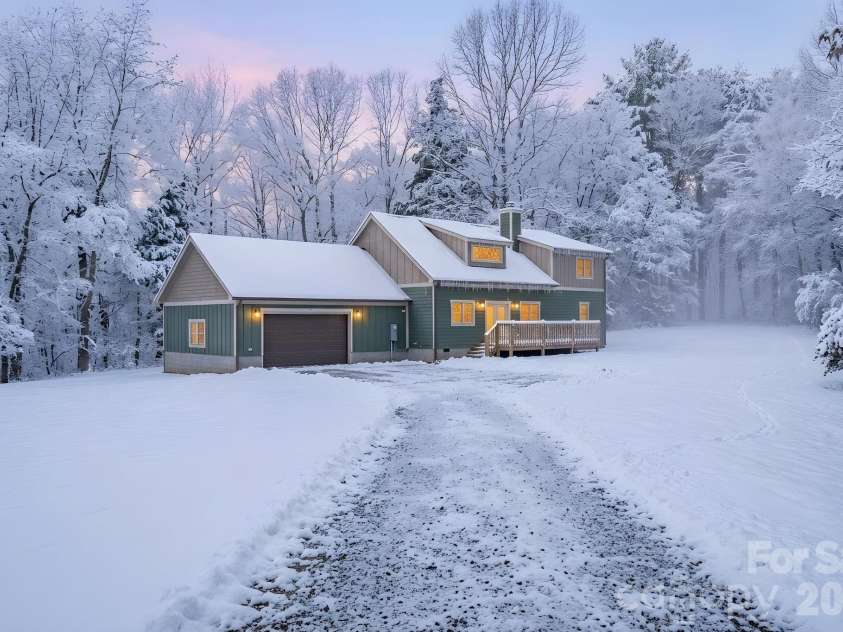 486 Hunter-Lysik Way, Laurel Springs, NC 28644.  MLS# CAR4325096, YatesRealty ID 14597. Virtual Winter Setting