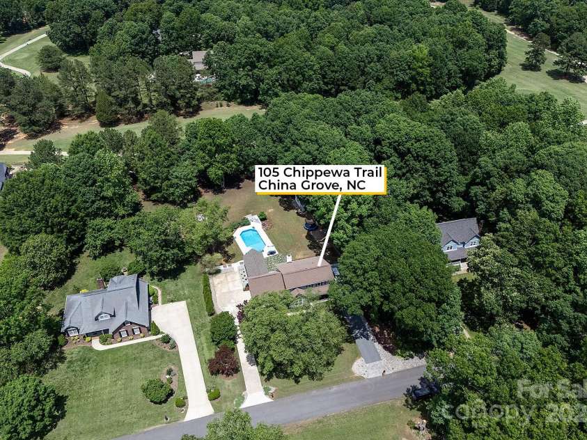 105 Chippewa Trail, China Grove, NC 28023.  MLS# CAR4255896, YatesRealty ID 14598. 
