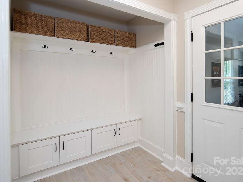 105 Chippewa Trail, China Grove, NC 28023.  MLS# CAR4255896, YatesRealty ID 14598. Drop Zone Area at Garage Entry