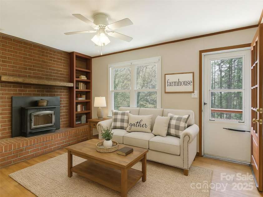 1285 Sandy Branch Road, Bakersville, NC 28705.  MLS# CAR4246881, YatesRealty ID 14608. Virtually Stages