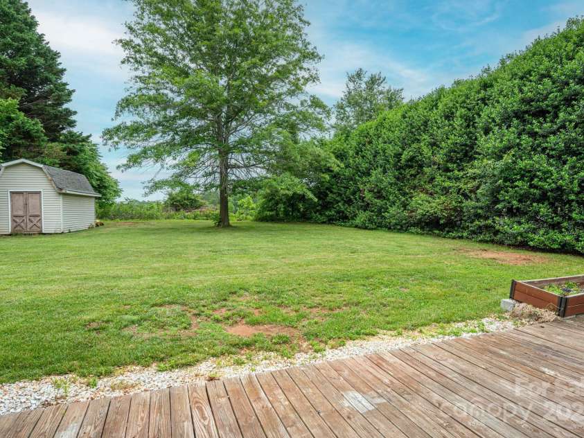 1774 Smyrna Lane, Catawba, NC 28609.  MLS# CAR4257675, YatesRealty ID 14624. Back Yard